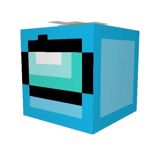 Pexwell Minecraft avatar head, 3D render