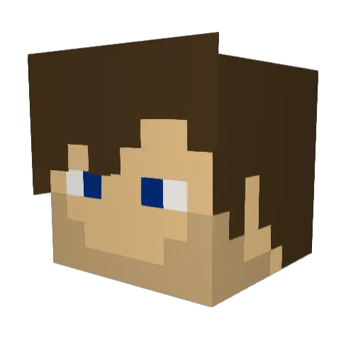 PeyKungz Minecraft avatar head, 3D render