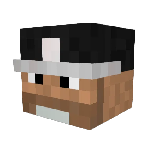 Peyman91030 Minecraft avatar head, 3D render