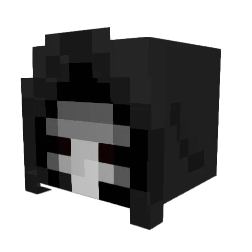 PezPests Minecraft avatar head, 3D render
