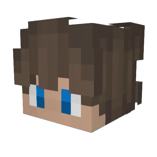 Pezao16_ Minecraft avatar head, 3D render