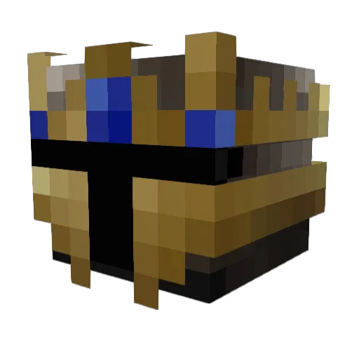 PezzaJr Minecraft avatar head, 3D render