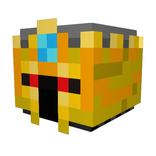 Pfahy22 Minecraft avatar head, 3D render