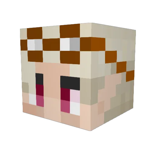 PfantomaBG Minecraft avatar head, 3D render