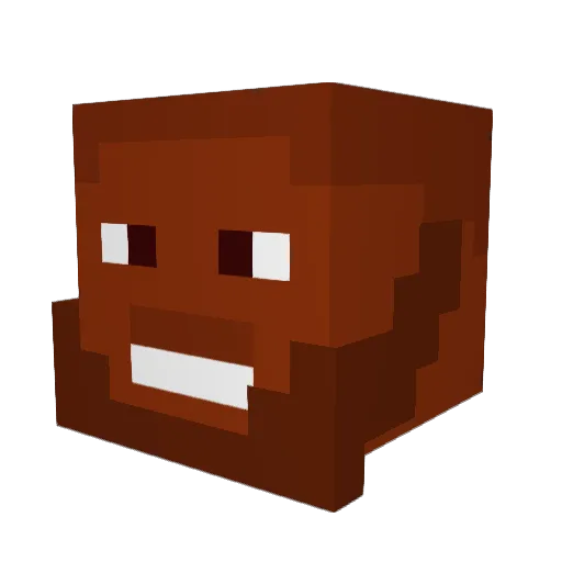 Pfeffer2006 Minecraft avatar head, 3D render