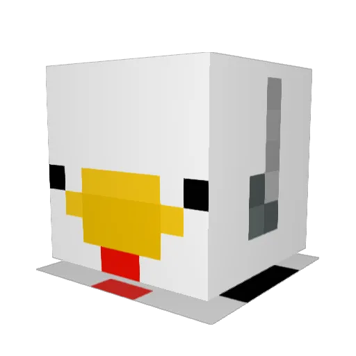 PflaumeKeks6576 Minecraft avatar head, 3D render