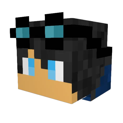 Pfoetchen1712 Minecraft avatar head, 3D render
