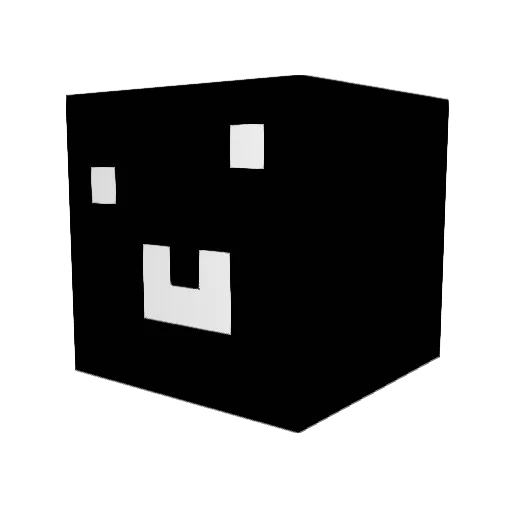 PforPenguinCow Minecraft avatar head, 3D render