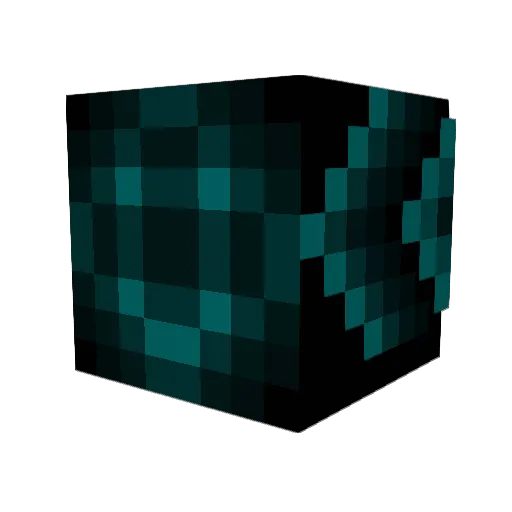 Pfts Minecraft avatar head, 3D render