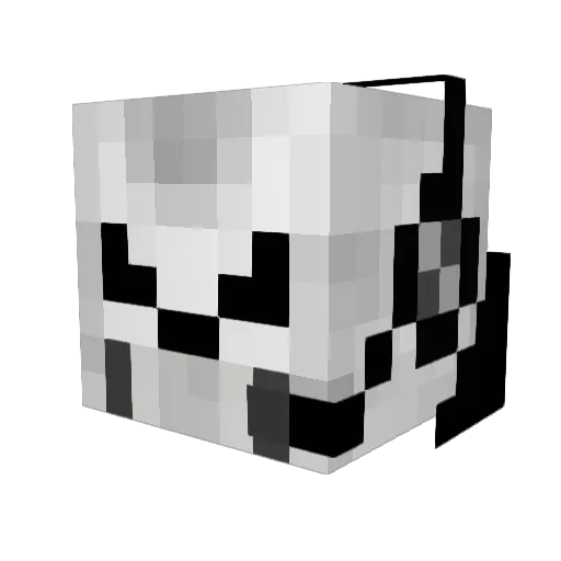 PgPlayer1 Minecraft avatar head, 3D render