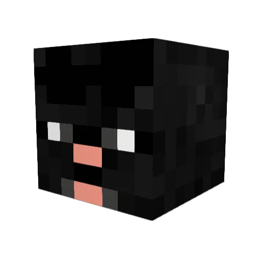 Ph137 Minecraft avatar head, 3D render