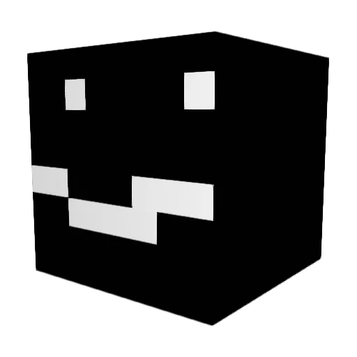 Ph1lka Minecraft avatar head, 3D render