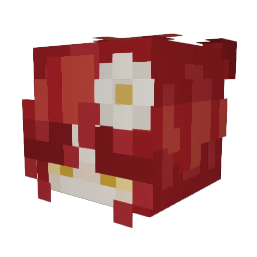 Ph4nt0xv Minecraft avatar head, 3D render