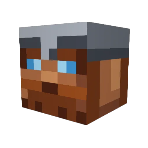 PhaedrusXY Minecraft avatar head, 3D render