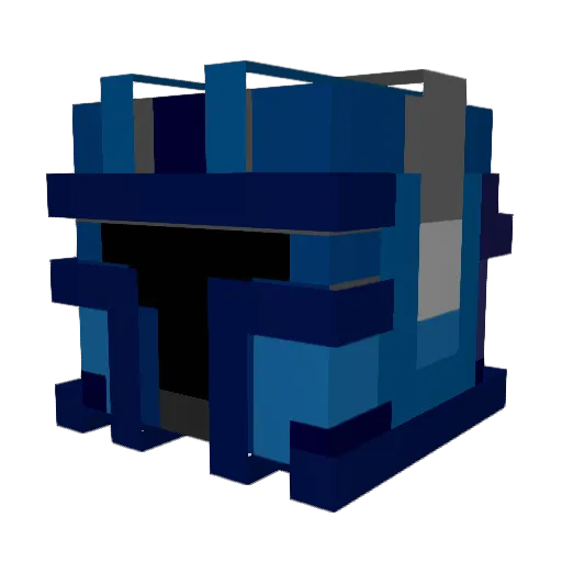 Phaerix Minecraft avatar head, 3D render