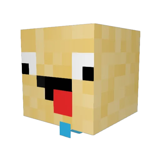 Phailzor01 Minecraft avatar head, 3D render