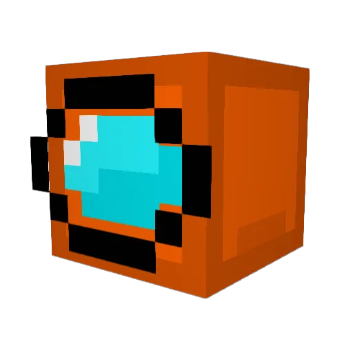 Phalk0n Minecraft avatar head, 3D render