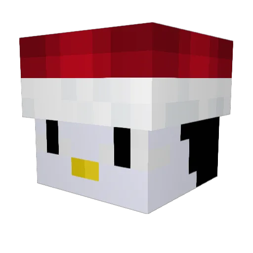 PhanTheHam Minecraft avatar head, 3D render