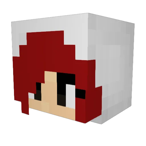 Phandom1234 Minecraft avatar head, 3D render
