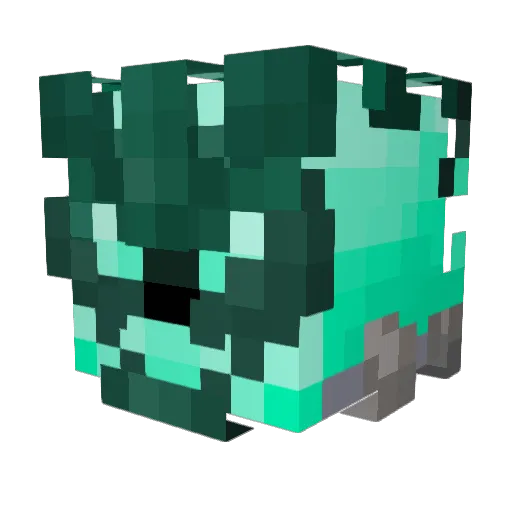PhannyBoi Minecraft avatar head, 3D render