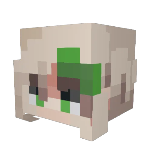 Phant0mKing10 Minecraft avatar head, 3D render