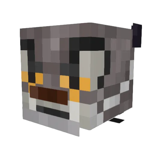 Phant0m_Dann Minecraft avatar head, 3D render