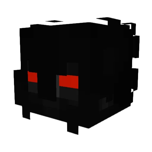 Phantm7782 Minecraft avatar head, 3D render