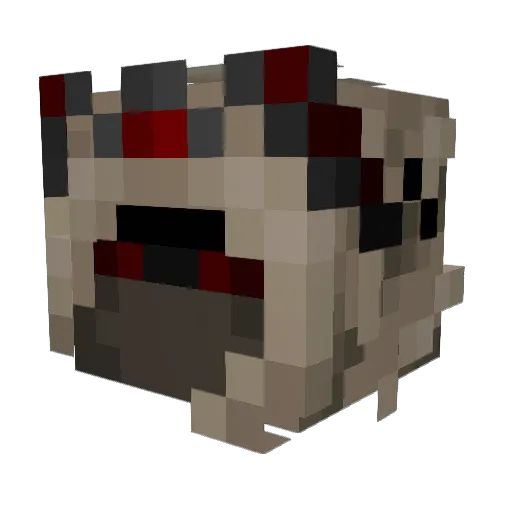 Phantom4150 Minecraft avatar head, 3D render