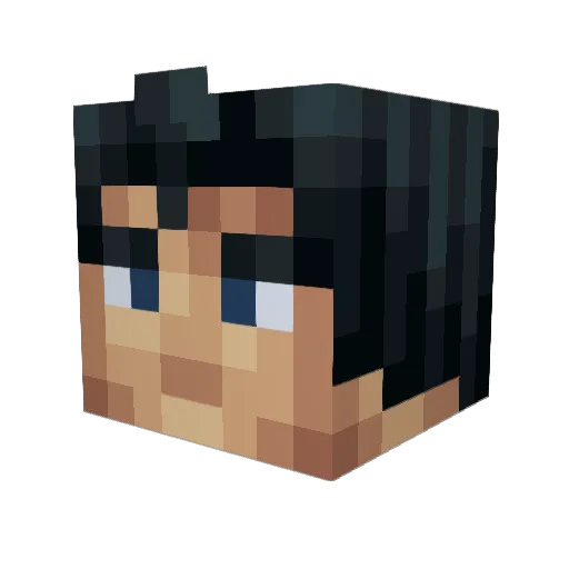 Phantom5052 Minecraft avatar head, 3D render