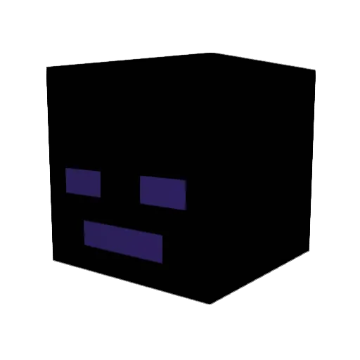 PhantomEddie Minecraft avatar head, 3D render