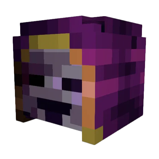 PhantomKGB Minecraft avatar head, 3D render