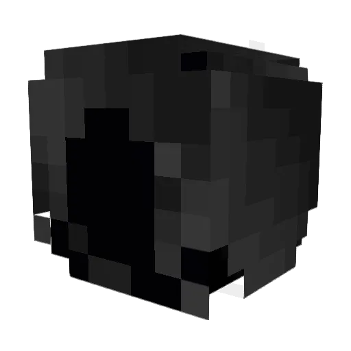 PhantomKing1000 Minecraft avatar head, 3D render