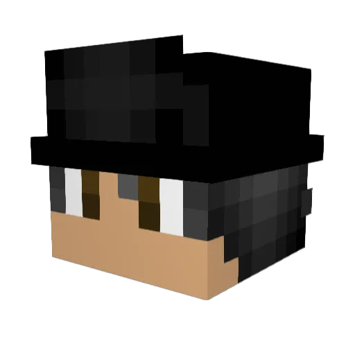 PhantomManor276 Minecraft avatar head, 3D render