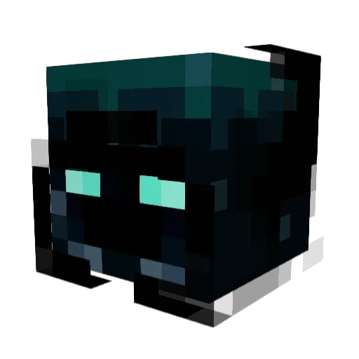 PhantomPhoenix34 Minecraft avatar head, 3D render