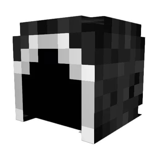 PhantomReaper_01 Minecraft avatar head, 3D render