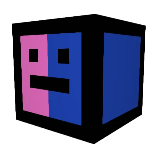 PhantomXtreme Minecraft avatar head, 3D render
