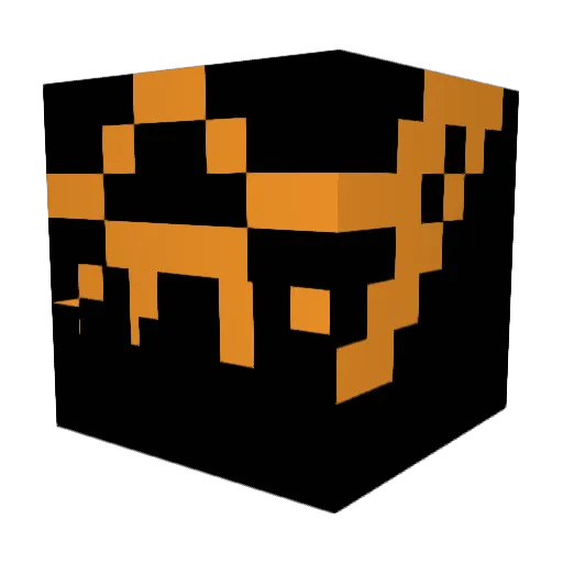Phantom_Clock Minecraft avatar head, 3D render