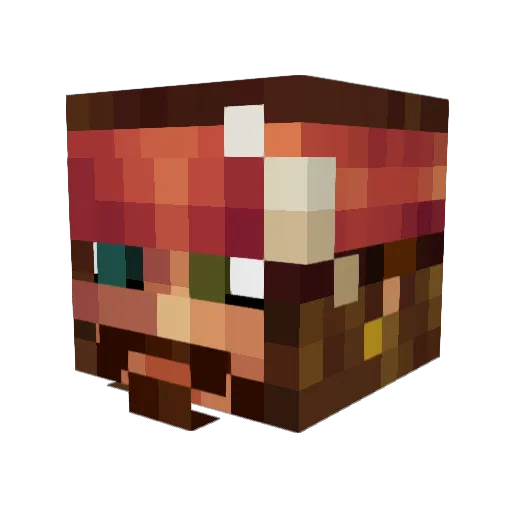 Phantom_Dolor Minecraft avatar head, 3D render