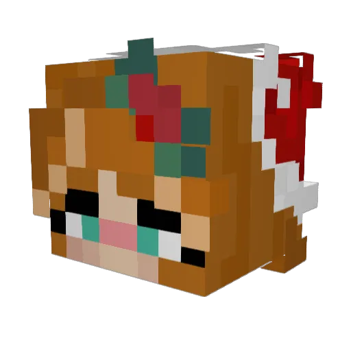 Phantom_Gem Minecraft avatar head, 3D render