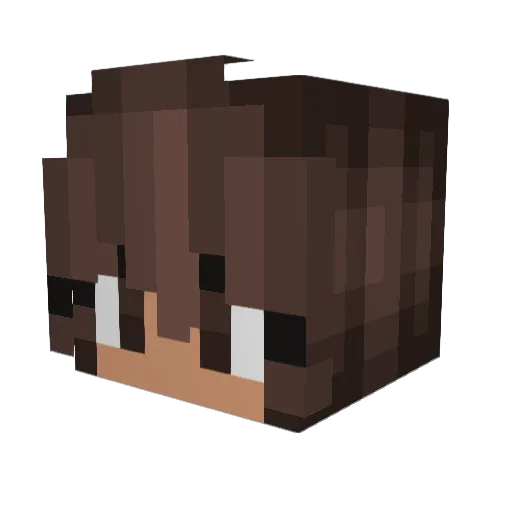 Phantom_Ghost737 Minecraft avatar head, 3D render