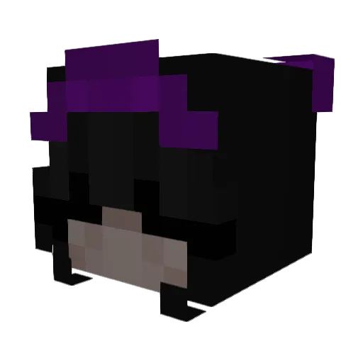Phantom_Heart Minecraft avatar head, 3D render