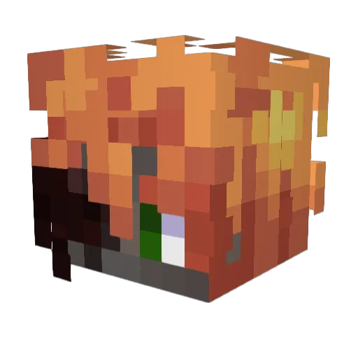 Phantom_Lover Minecraft avatar head, 3D render