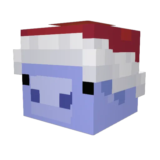 Phantom_Owner Minecraft avatar head, 3D render