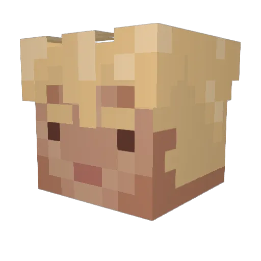 Phantom_bay10 Minecraft avatar head, 3D render