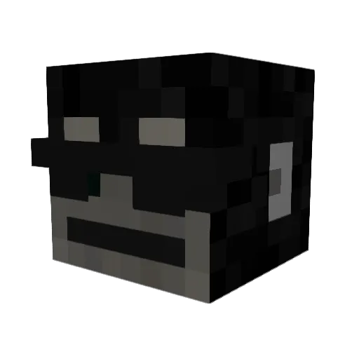 Phantom_m Minecraft avatar head, 3D render