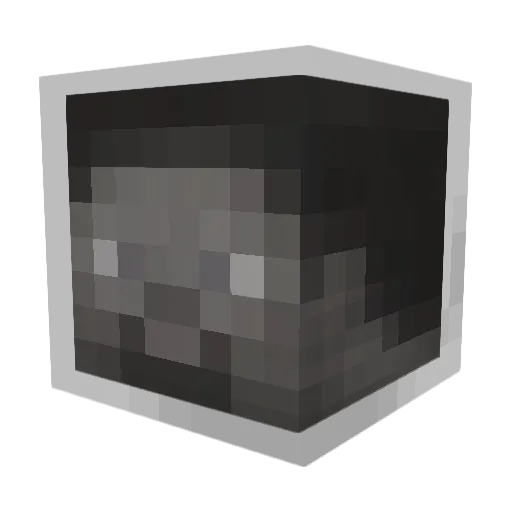 Phantomling Minecraft avatar head, 3D render