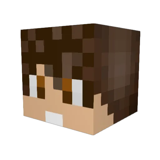 Phantomxxxd Minecraft avatar head, 3D render