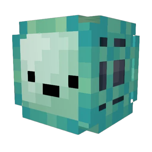 Phar0i Minecraft avatar head, 3D render