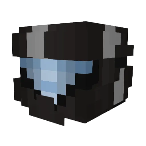 Pharanic Minecraft avatar head, 3D render