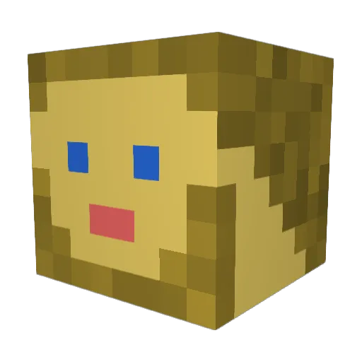 Pharao_Knight Minecraft avatar head, 3D render